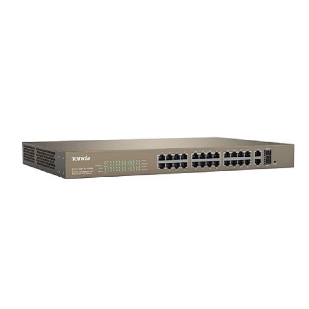 Switch Tenda TEF1226P-24- 440W, 24 Port, 10/100Mbps