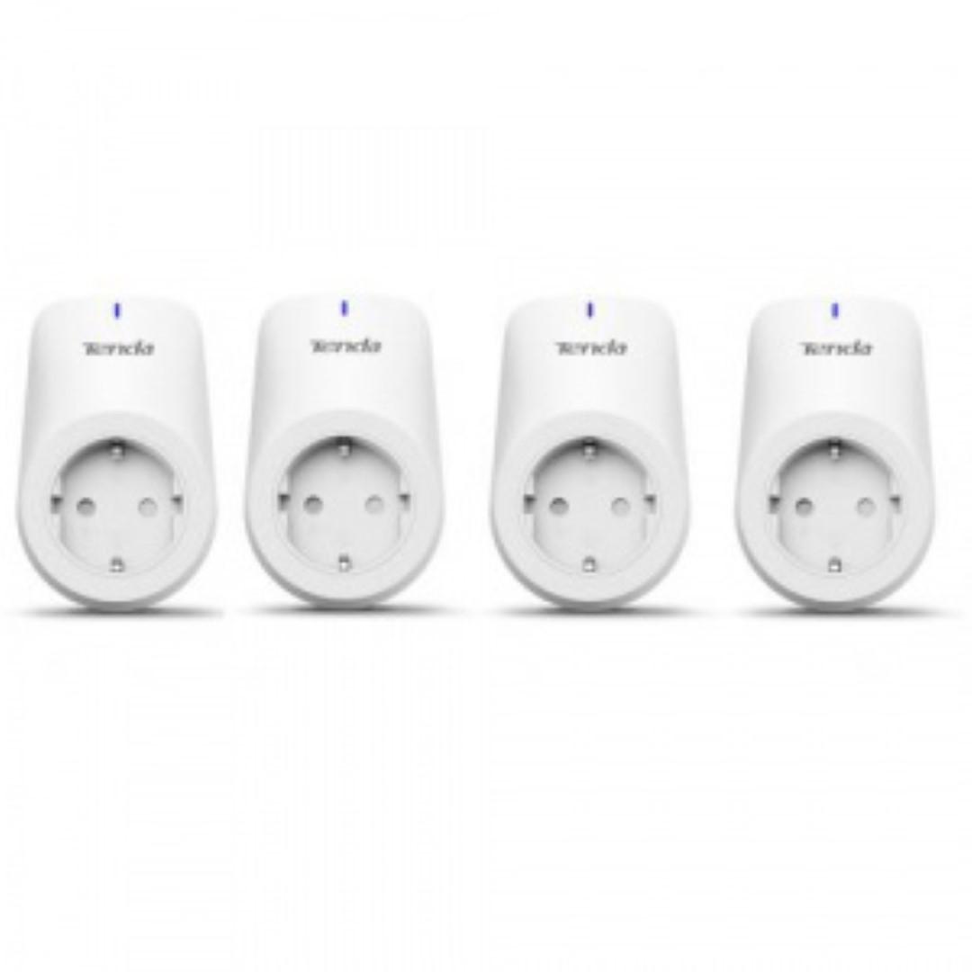 TENDA Smart Wi-Fi Plug with Energy Monitoring SP9(4 PACK), Wireless Standard: IEEE 802.12b/g/n, 2.4GHz,1T1R, Android 5.0 or higher, iOS 10 or higher, Certification:CE、EAC、RoHS, Maximum Power: 3.68KW.