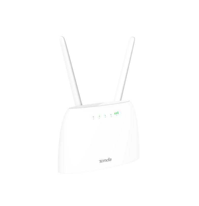 Wireless Router Tenda, 4G06C; N300 wireless LTE router, Fast Ethernet , Single-band (2.4 GHz) 4G/3G standards: FDD LTE,TDD-LTE,WCDMA, 4G Cartgory: LTE CAT4, Max 4G speed: DL:150Mbps, UL:50Mbps, Wi-Fi standards: 802.11b/g/n, Wi-Fi frequency: 2.4GHz, Wi-Fi speed: 2.4GHz:300Mbps, Interface: 1 × 10/100