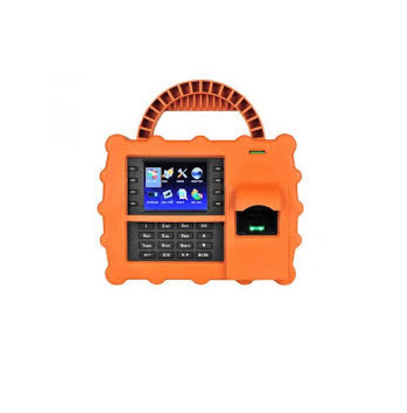 Terminal de pontaj, portabil ZKTeco S922-3G-O-E, cu senzor de amprente, cititor de carduri si tastatura; Comunicatie 3G (WCDMA), TCP/IP, ADMS, USB-Host; Ecran TFT color, 3.5"; Carcasa robusta cu protectie din cauciuc; Rezistenta la socuri (0.5m deasupra solului); Rezistenta la apa si praf IP65
