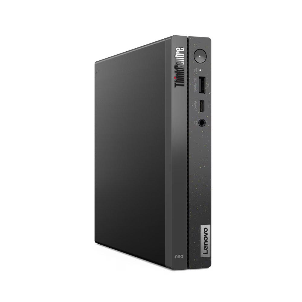 Desktop Lenovo ThinkCentre neo 50q Gen 4 Tiny, Intel® Core™ i3-1215U, 6C (2P + 4E) / 8T, P-core up to 4.4GHz, E-core up to 3.3GHz, 10MB, RAM 1x 8GB SO-DIMM DDR4-3200, SSD 256GB SSD M.2 2280 PCIe® 4.0x4 NVMe® Opal 2.0, Video: Integrated Intel® UHD Graphics, Optic: None, Card reader: No card reader