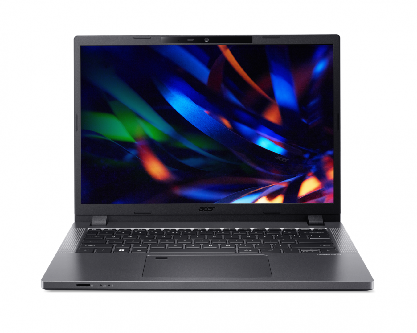 Laptop Acer TravelMate P2 TMP214-55, 14.0" display with IPS (In-Plane Switching) technology, WUXGA 1920 x 1200, Acer ComfyView™ LED-backlit TFT LCD 16:10 aspect ratio, color gamut NTSC 45% Wide viewing angle up to 170 degrees, Intel® Core™ i3-1315U processor (10 MB Smart Cache, 1.2 GHz