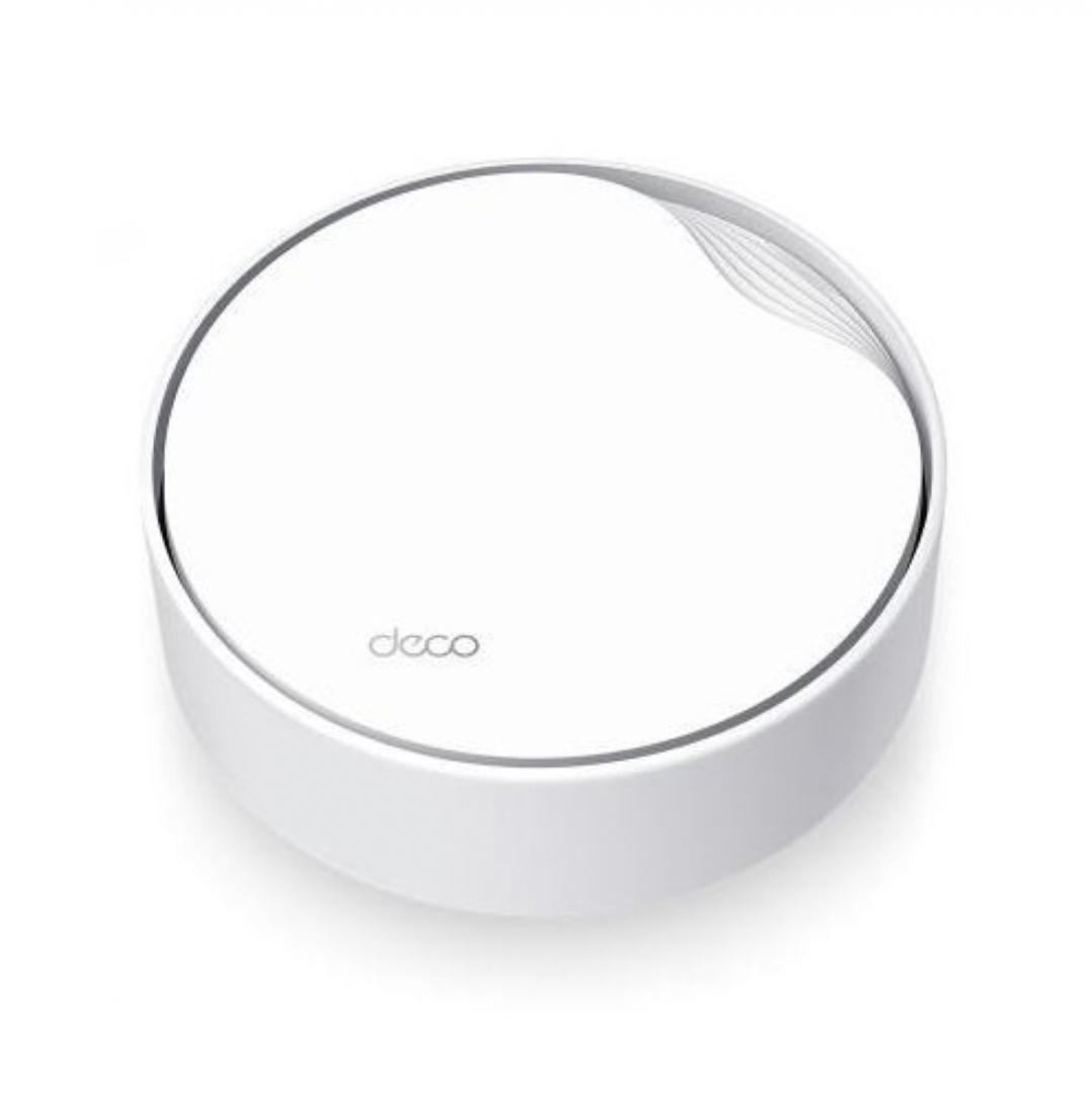 TP-Link AX3000 whole home mesh Wi-Fi 6 System, Deco X50-POE(1-pack); Dual- Band, Standarde Wireless: IEEE 802.11ax/ac/n/a 5 GHz, IEEE 802.11ax/n/b/g 2.4 GHz ,viteza wireless: 5 GHz: 2402 Mbps, 2.4 GHz: 574 Mbps, 2 x antene interne, 2×2 MU-MIMO, Mod Router, Mod Access Point, interfata: 1 x