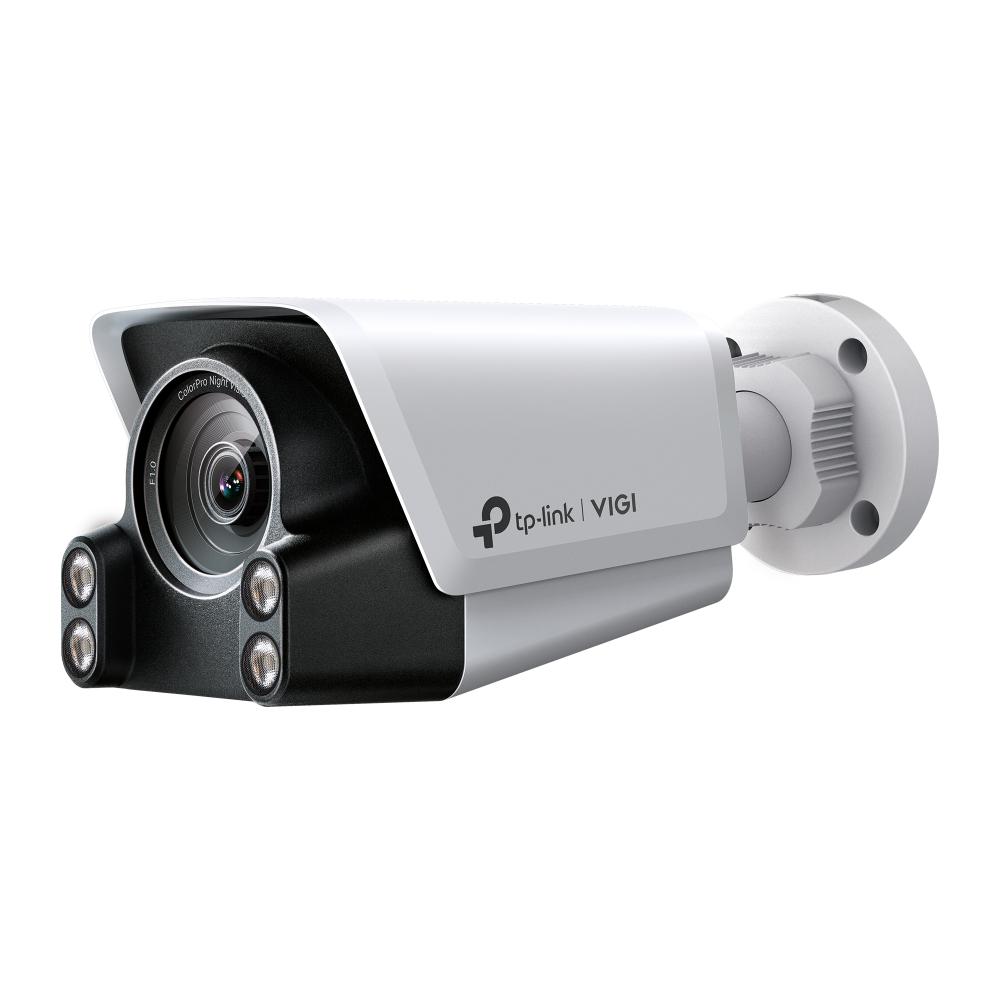 TP-LINK VIGI 4MP Outdoor ColorPro Night Vision Bullet Network Camera VIGI C340S(4MM), sENZOR: 1/1.8" Progressive Scan CMOS, F1.0, Distanta focala: 4 mm, 4 x LED, IP67, Distanta iluminare: 30m, Unghi vizualizare: 95.2°, Vertical FOV: 50.6°, Diagonal FOV: 114.7°, Detectar: 70 m, Observare:29 m