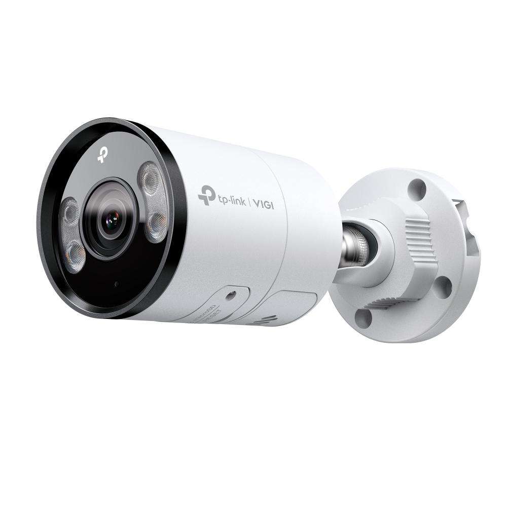 TP-LINK VIGI 4MP Outdoor Full-Color Bullet Network Camera VIGI C345(4MM), sENZOR: 1/2.7" Progressive Scan CMOS, Lentila: 4mm, F1.6, Unghi vizualizare:  80.4°, Vertical FOV: 41.8°, Diagonal FOV: 98.7°, Detectare:  80 m, Observare: 33m, Recunoastere: 16m, Identificare: 8m, 2 x LED 30m, IR 30m