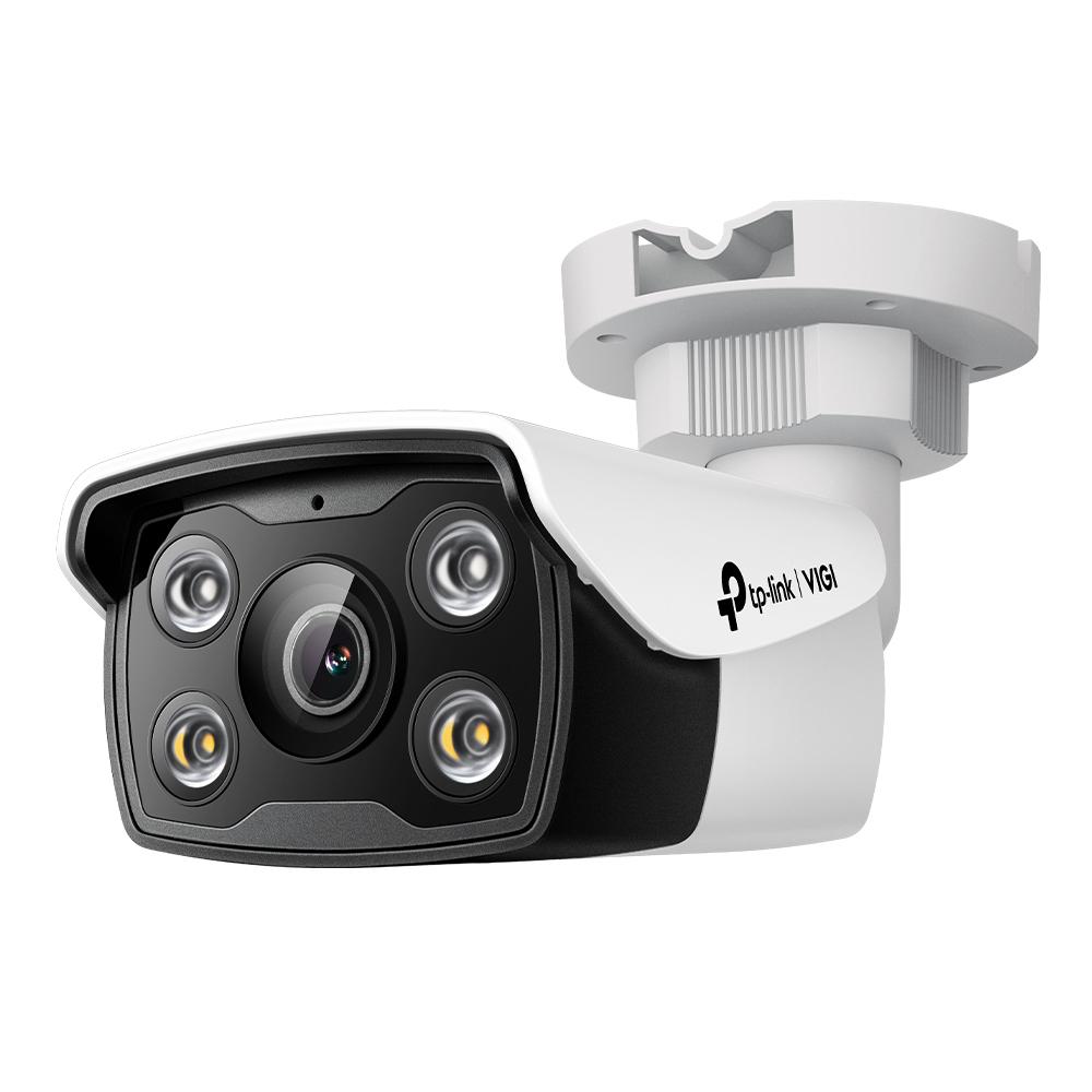 TP-LINK VIGI 5MP Outdoor Full-Color Bullet Network Camera  VIGI C350(6MM), Senzor: 1/2.7" Progressive Scan CMOS, lENTILA: 6 mm, f1.6, Unghi vizualizare:  56°, Vertical FOV: 30.5°, Diagonal FOV: 66°, Detectare: 120m, Observare: 50m, Recunoastere: 24m, Identificare: 12m, IR 30m, 2 x LED 30m