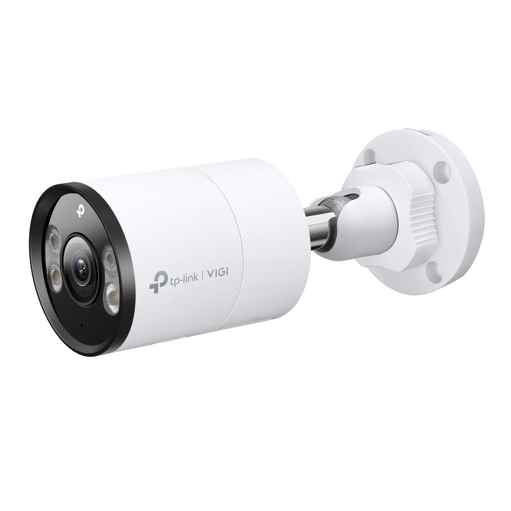 TP-LINK VIGI 5MP Outdoor Full-Color Bullet Network Camera VIGI C355(4MM), Senzor: 1/2.7" Progressive Scan CMOS, Lentila 4mm, F1.6, Unghi vizualizare: 88°, Vertical FOV: 46°, Diagonal FOV: 105.4°, Detectare: 80m, Observare: 33m, Recunoastere: 16m, identificare: 8m, IR 30m, 2 x LED 30m, Rezolutie