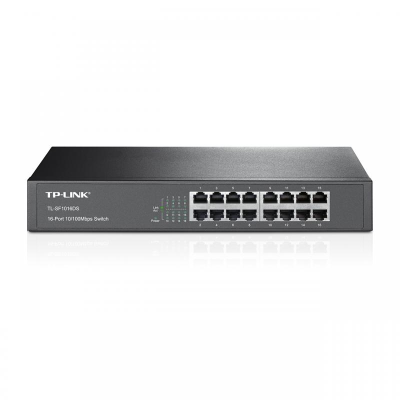 Switch TP-Link TL-SF1016DS, 16 port, 10/100Mbps