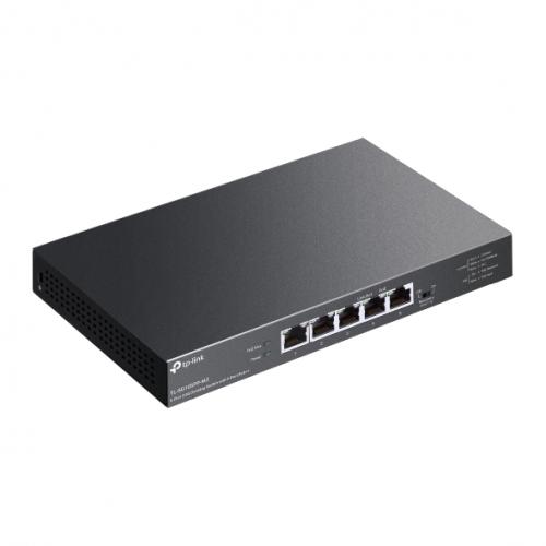 "5-Port 2.5G Desktop Switch with 4-Port PoE++ PORT: 4× 2.5G PoE++ Ports, 1x 2.5G Non-PoE Port SPEC: 802.3af/at/bt type3, 123 W PoE Power,  Desktop Steel Case FEATURE: PoE Auto Recovery for Port1-4, Plug and Play"