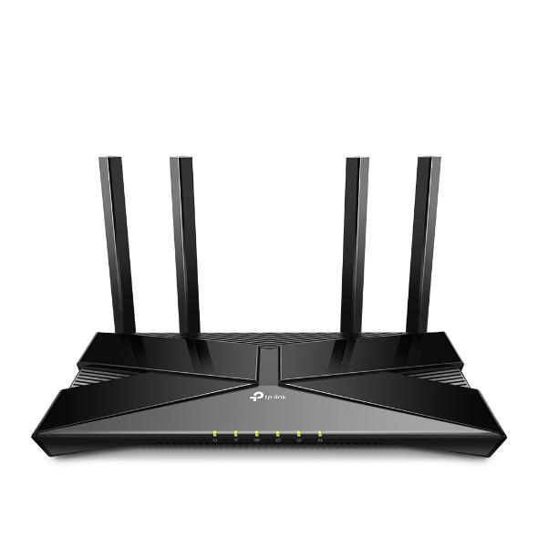 TP-Link Wireless Router, ARCHER AX53;dual band AX3000 5 GHz: 2402 Mbps (802.11ax), 2.4 GHz: 574 Mbps(802.11ax), Standard and Protocol: IEEE IEEE 802.11ax/ac/n/a 5 GHz, IEEE 802.11ax/n/b/g 2.4 GHz, 4 x Antene Externe fixe, 1 x 10/100/1000Mbps port WAN, 4 x 10/100/1000Mbps porturi LAN.