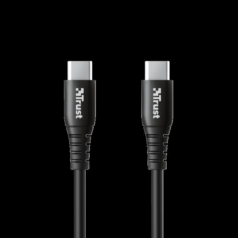Cablu incarcare Trust Ndura, USB-C To USB-C, 1m, negru