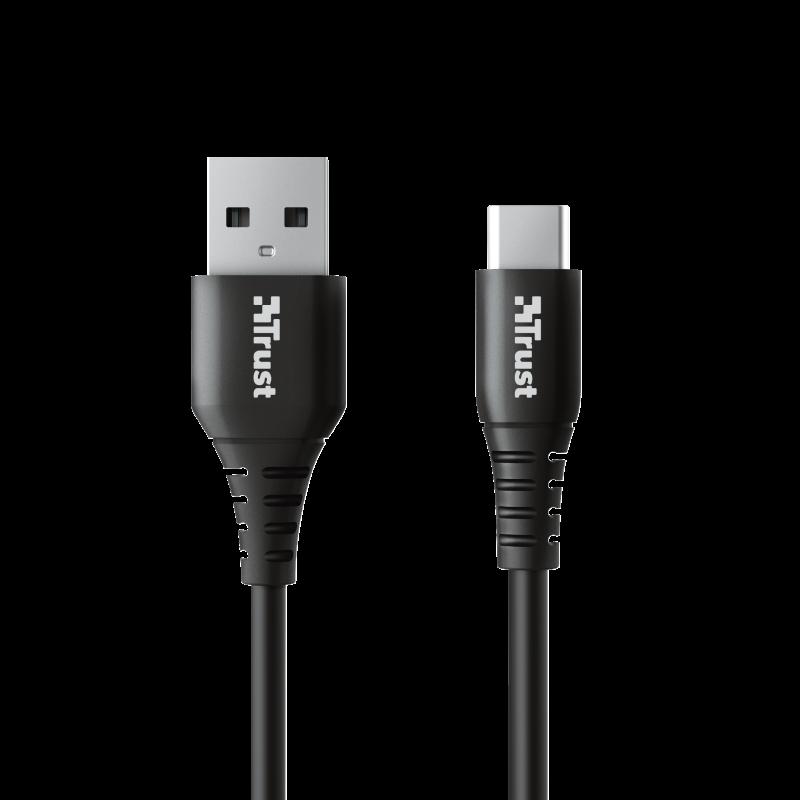 Cablu alimentare Trust Ndura, USB To USB-C, 1m, negru