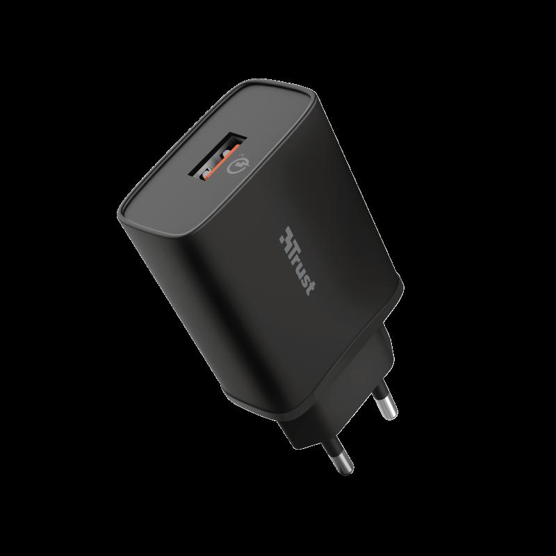 Incarcator rapid pentru perete Qmax 18W Ultra-Fast USB-A Wall Charger with PD