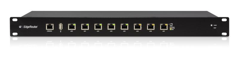 Ubiquiti EdgeRouter ER-8, 8x Gigabit LAN, 19" rack, 1 million pps