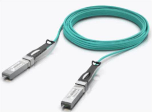 Ubiquiti UACC-AOC-SFP10-10M, Cablu optic SFP+, Lungime: 10m, Culoare: Aqua.