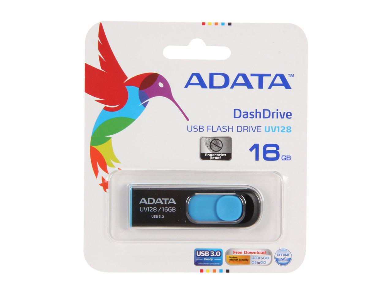 Memorie USB Flash Drive Adata UV128, 16GB, USB 3.0