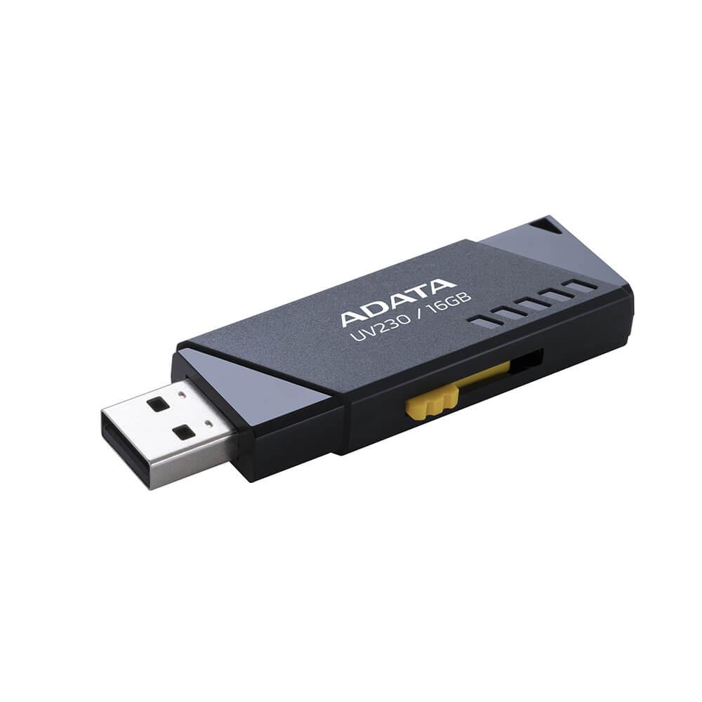 Memorie USB Flash Drive Adata UV230, 16GB, USB-A 2.0, negru