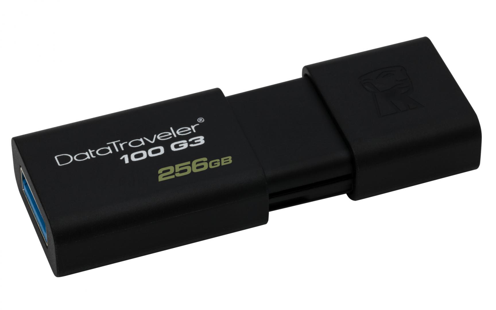 Memorie USB Flash Drive Kingston 256 GB DataTraveler D100G3, USB 3.0