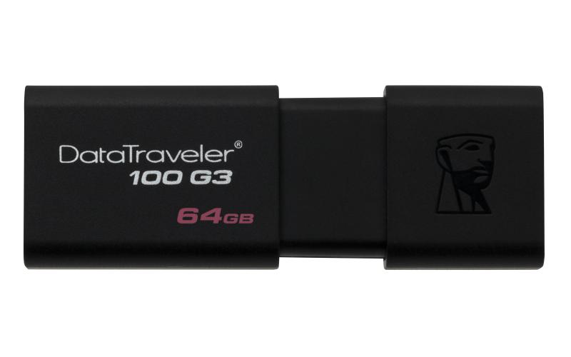 Memorie USB Flash Drive Kingston 64 GB DataTraveler D100G3, USB 3.0