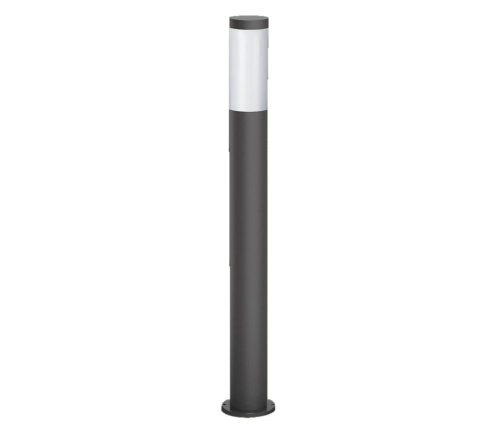 Stalp pentru iluminat exterior Philips Utrecht, 1xE27, max 20W, IP44 ,800x120mm, Antracit