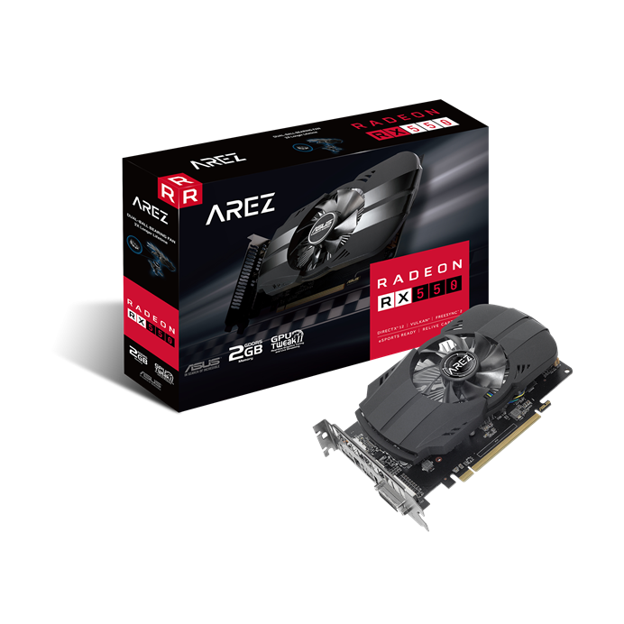 Placa video ASUS Radeon™ 550 Phoenix , 2GB GDDR5, 64-bit