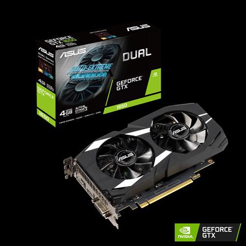 Placa video ASUS GeForce GTX 1650 DUAL, 4GB GDDR5, 128-bit