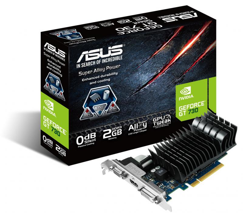 Placa video ASUS GeForce® GT 730, 2GB DDR3, 64-bit