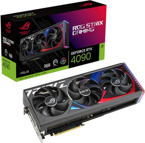 Placa video Asus ROG Strix GeForce RTX 4090 24GB, GDDR6X, 384BIT, 2x HDMI 2.1a, 3x DisplayPort 1.4a, PCIe 4.0