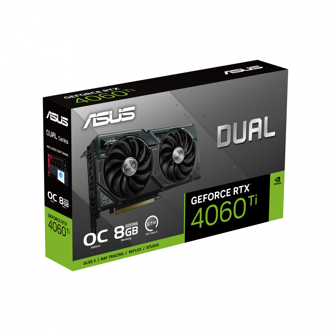 Placa video Asus Dual RTX 4060 TI OC 8GB