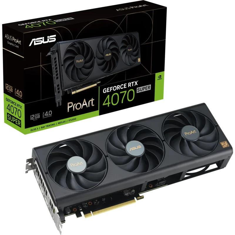 Placa video ASUS GeForce RTX 4070 SUPER PRO ART 12GB GDDR6X 192-bit DLSS 3.0