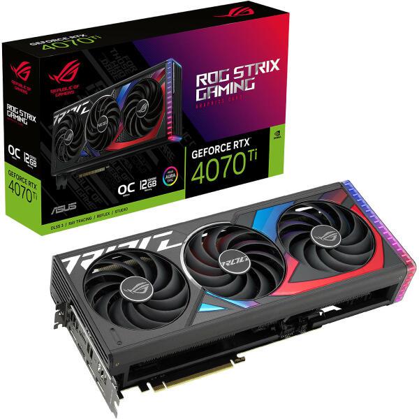 Placa Video Asus ROG STRIX RTX 4070TI OC 12G