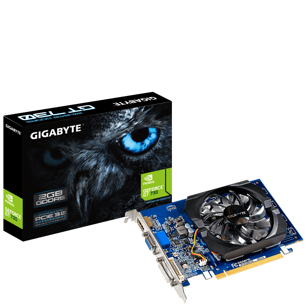 Placa video GIGABYTE GeForce® GT 730, 2GB GDDR5, 64-bit