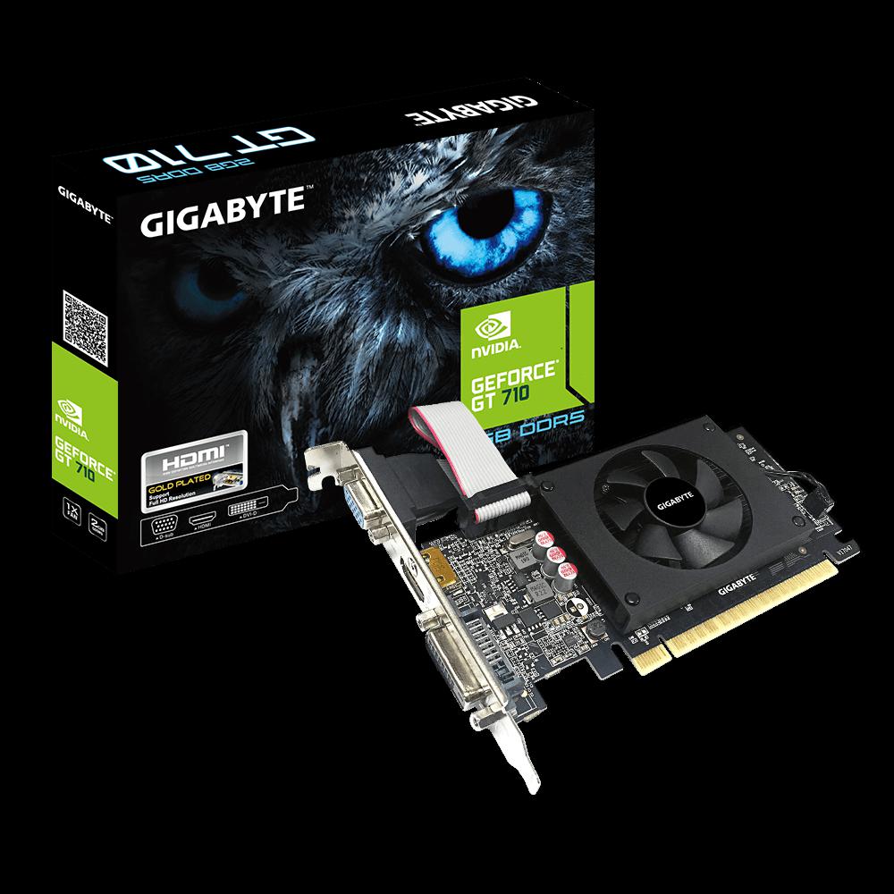 Placa video Gigabyte Geforce GT 710, 2GB, GDDR5, 64-Bit