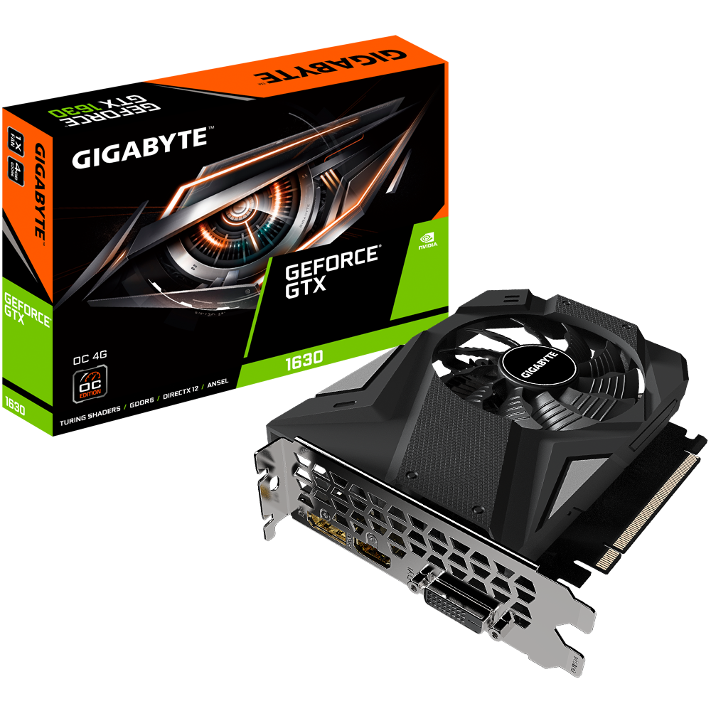 Placa video Gigabyte GeForce GTX 1630 OC 4G, GDDR6 64bit