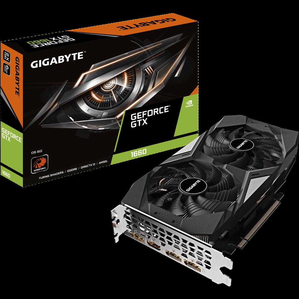 Placa video GIGABYTE GeForce GTX 1660 D5, 6GB GDDR5, 192-bit