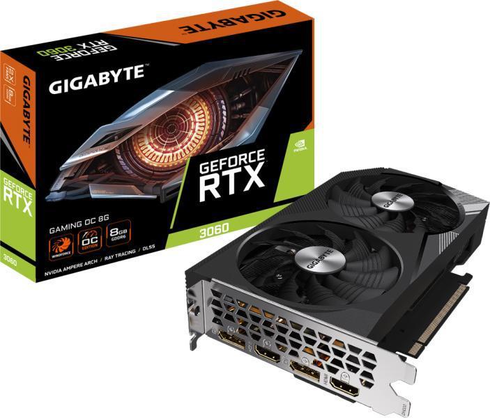 Placa video GIGABYTE GeForce RTX 3060 GAMING OC 8GB GDDR6 128-bit