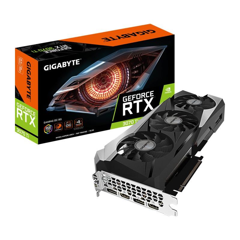 Placa video GIGABYTE GeForce RTX 3070 Ti GAMING OC LHR, 8GB GDDR6X, 256-bit