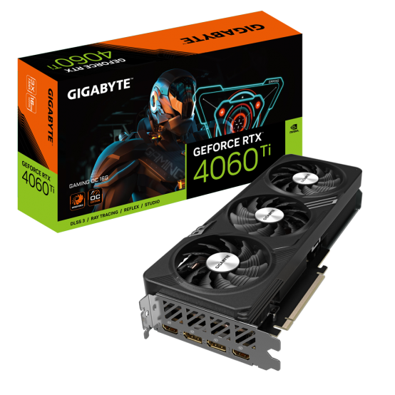 Placa video GIGABYTE GeForce RTX 4060 Ti GAMING OC 16GB GDDR6 128-bit DLSS 3.0