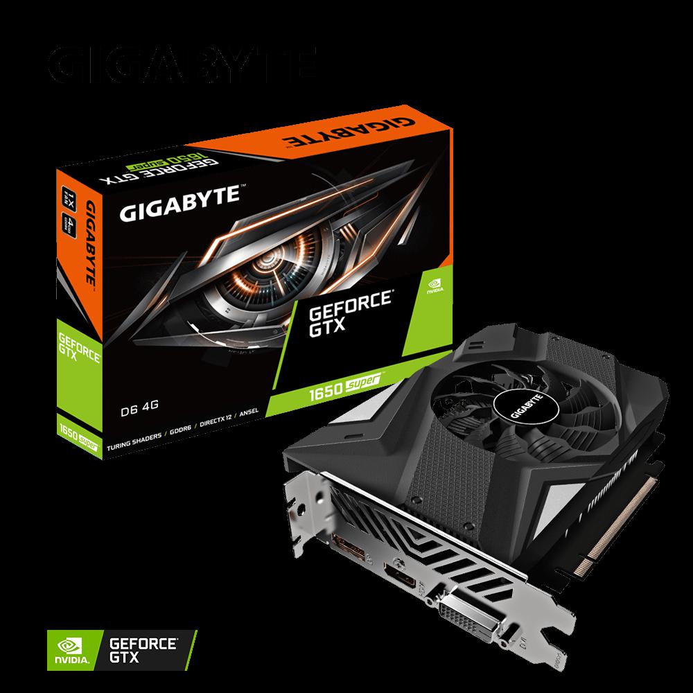 Placa video GIGABYTE GeForce GTX 1650 SUPER D6, 4GB GDDR6, 128-bit