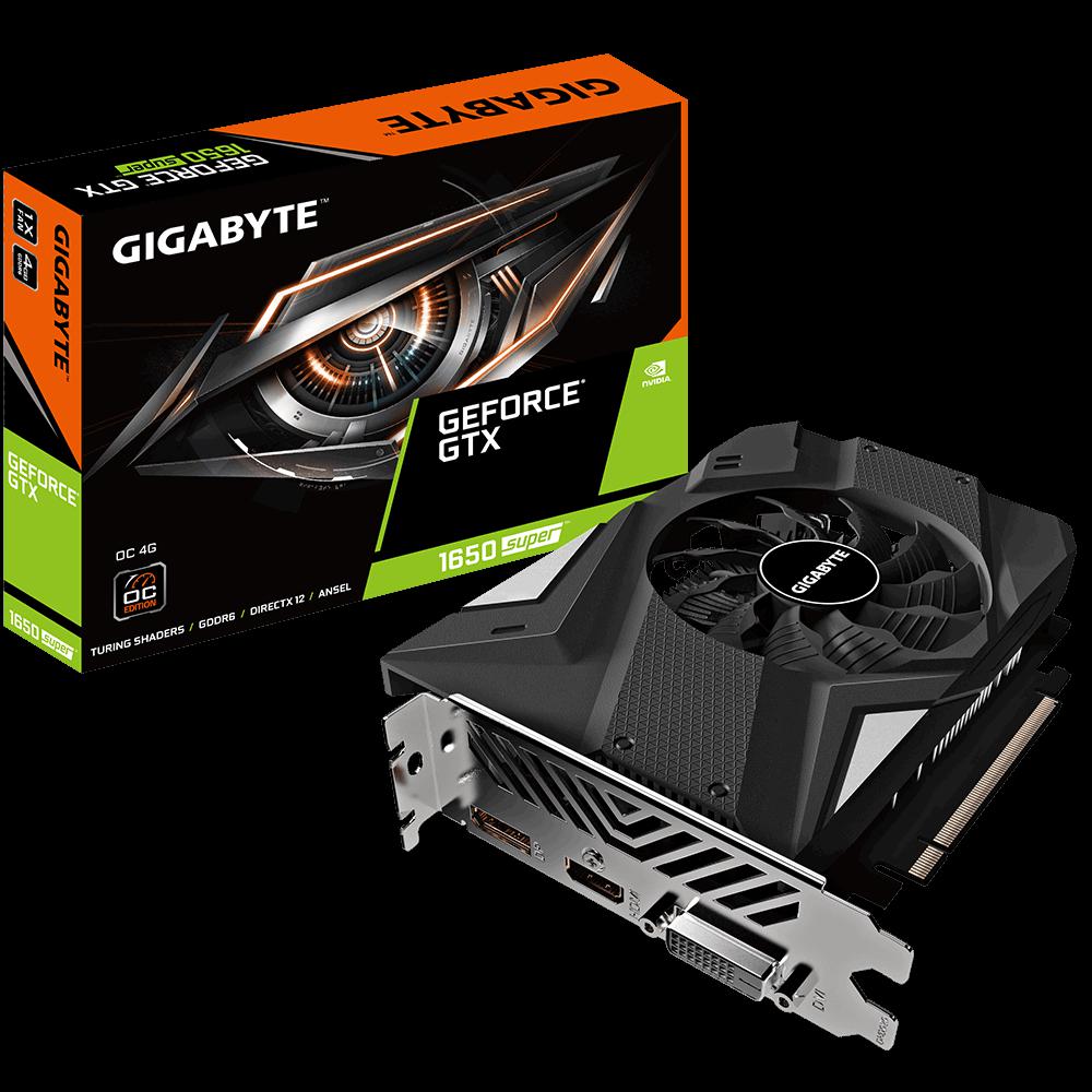 Placa video GIGABYTE GeForce GTX 1650 SUPER OC, 4GB GDDR6, 128-bit