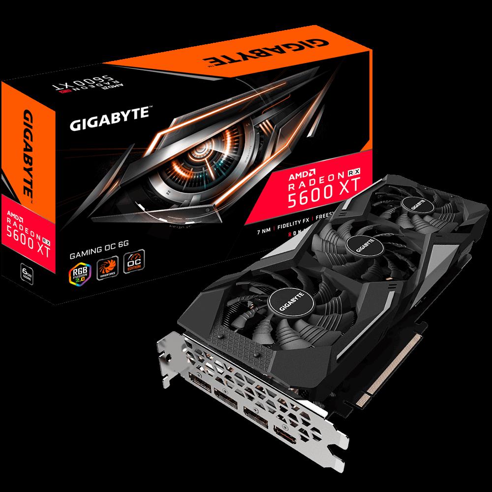 Placa video Gigabyte Radeon™ RX 5600 XT GAMING OC, 6GB GDDR6, 192-bit