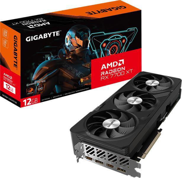 Placa Video GIGABYTE RADEON RX 7700 XT GAMING OC 12GB GDDR6 192 bit, PCIE 4.0, 2x DP 2x HDMI