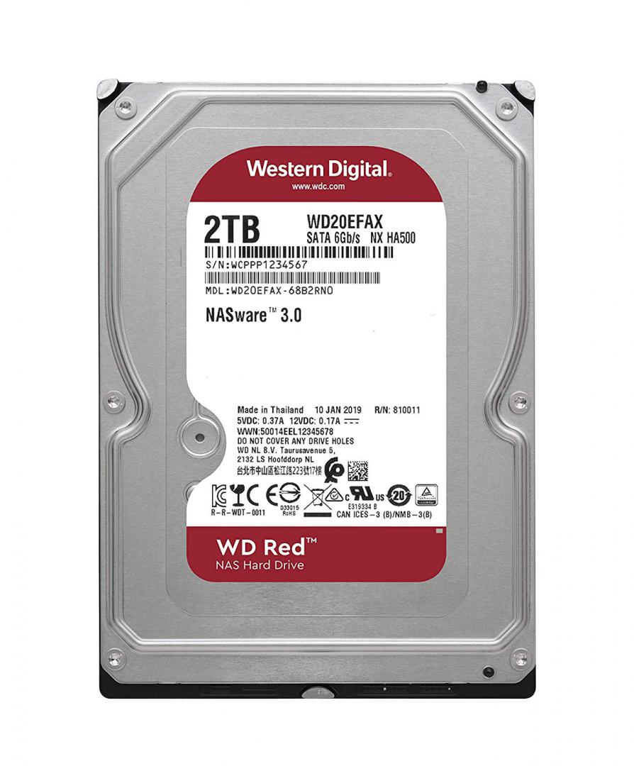 Hard disk WD Red 2TB SATA-III 5400RPM 256MB