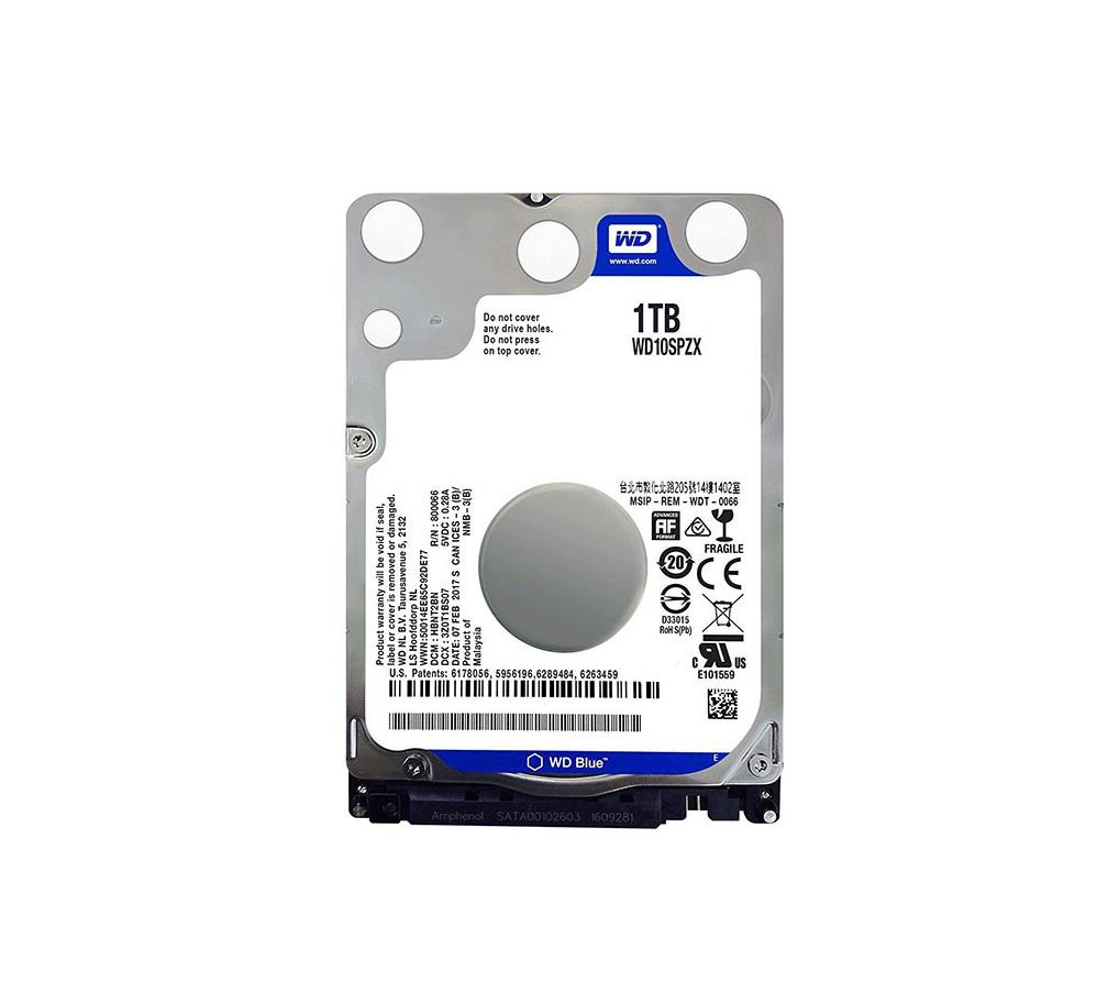 Hard disk WD Blue, 1TB, SATA-III, 5400 RPM, cache 128MB, 7 mm