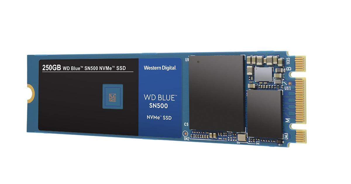 SSD WD Blue SN500 250GB PCI Express 3.0 x2 M.2 2280