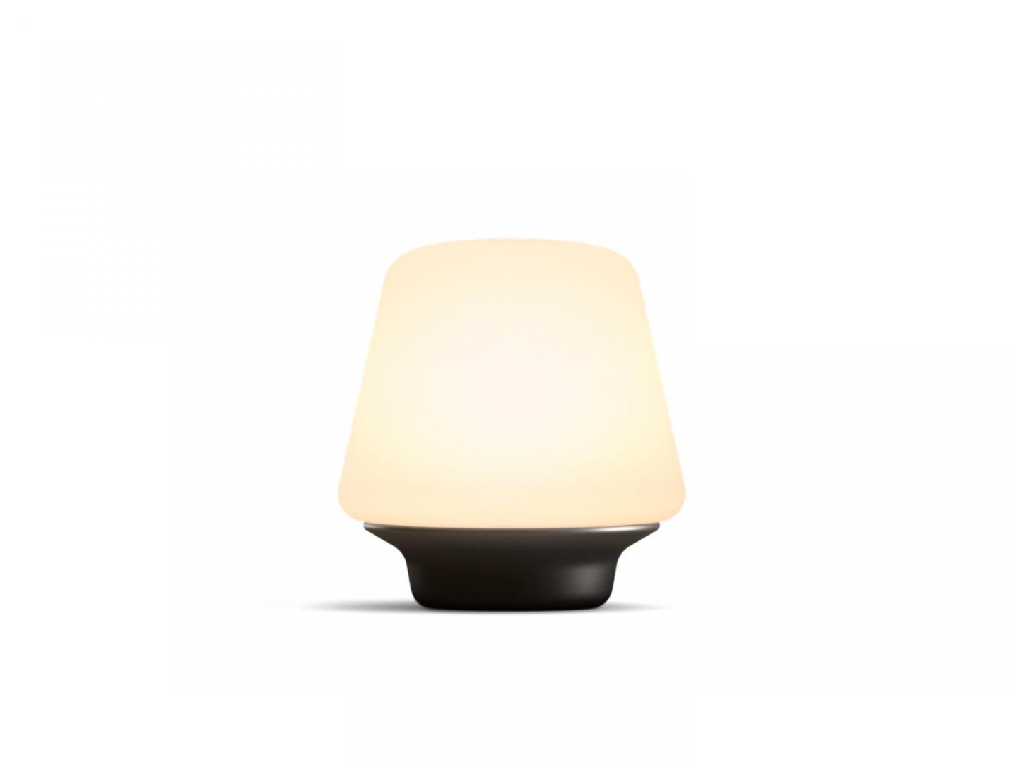 Lampa LED Philips Hue Wellness, Bluetooth, E27, 6W (60W), 806 lm ,luminaalba (2200-6500K), IP20, 18.6cm, Sticla, Negru, Intrerupator cuvariatorinclus