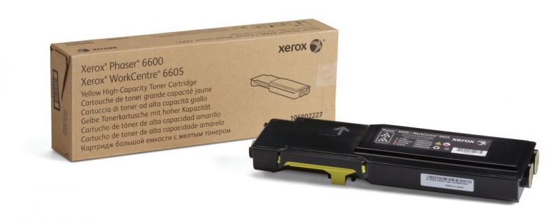 Toner Xerox 106R02251, yellow, 2 k, Phaser 6600, 6605