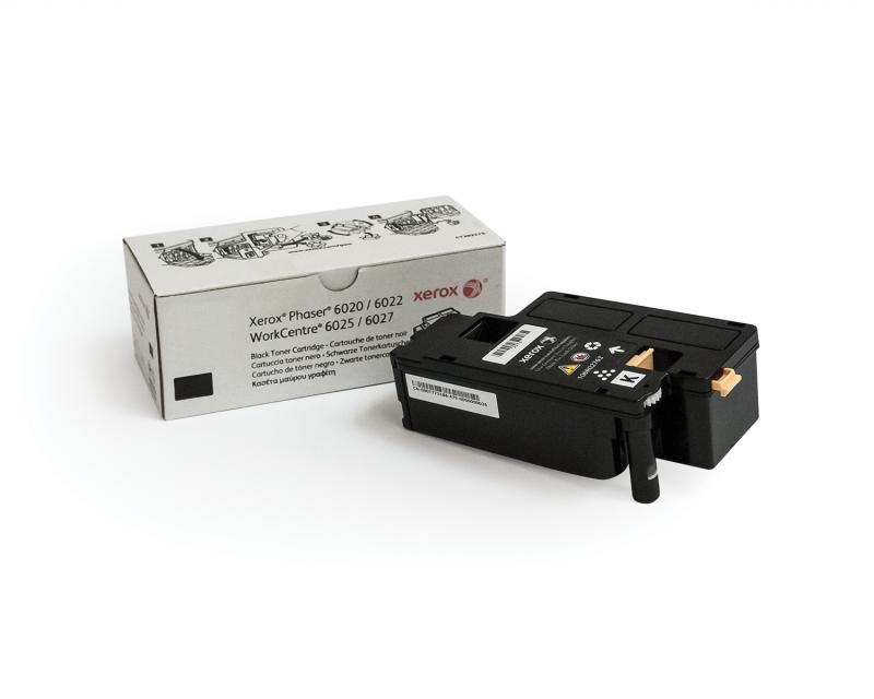 Toner Xerox 106R02763, black, 2,000 pag, Phaser 6020 / Phaser6022/ WorkCentre 6025 / WorkCentre 6027