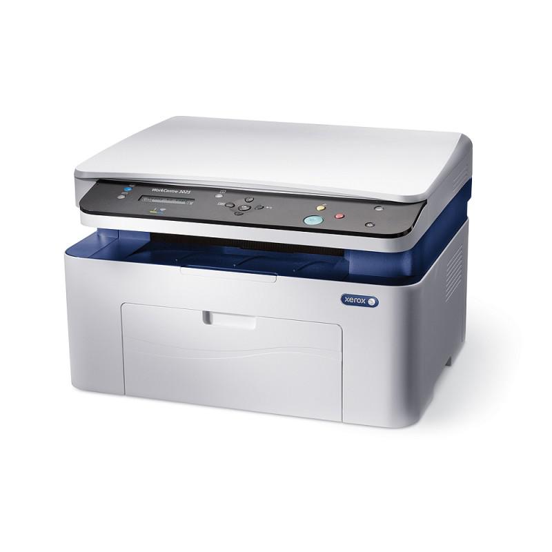 Multifunctional laser mono Xerox WorkCentre 3025V_BI, Dimensiune A4, Viteza max 20 ppm, Rezolutie max 1200x1200 dpi, fpo 8.5s, Memorie 128MB, GDI, Alimentare cu hartie tava 150 coli; copy: max 600x600dpi, fco 10 sec; scan : max 600x600dpi, color, scan to PC, WSD, formate PDF/JPEG/TIFF; max 15k/luna