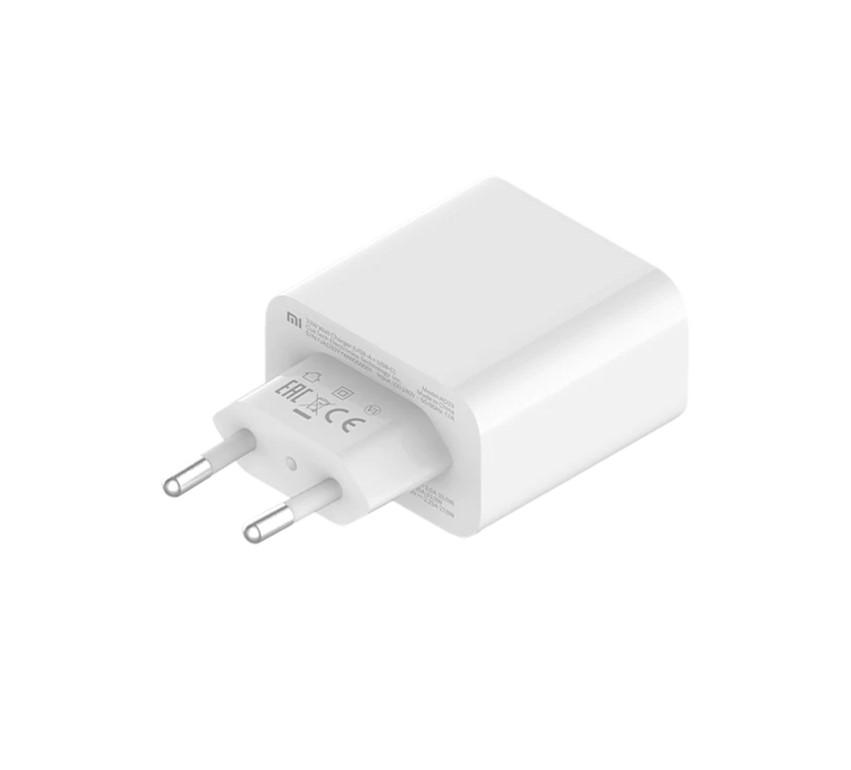 Xiaomi Mi Wall Charger Quick Charge 33W,USB-A, USB-C, White